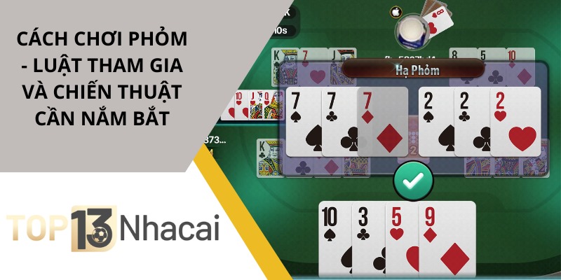 cách chơi phỏm